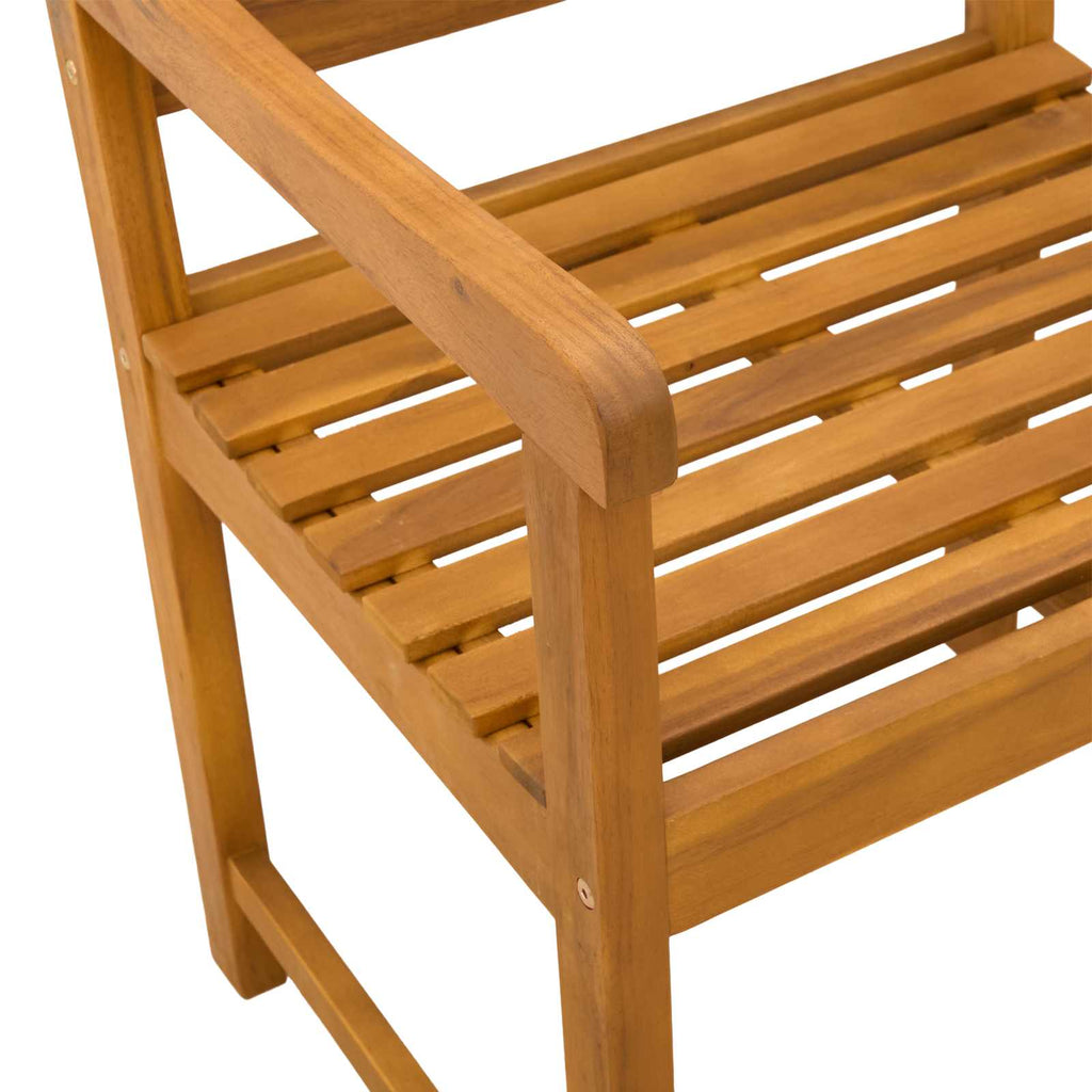 vidaXL Krzesła ogrodowe 2 pcs naturalny Lite Drewno Akacji