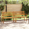 vidaXL Ławka ogrodowa naturalny 220 x 55,5 x 90 cm Lite Drewno Akacji