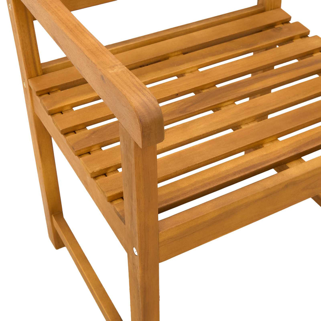 vidaXL Krzesła ogrodowe 2 pcs naturalny Lite Drewno Akacji