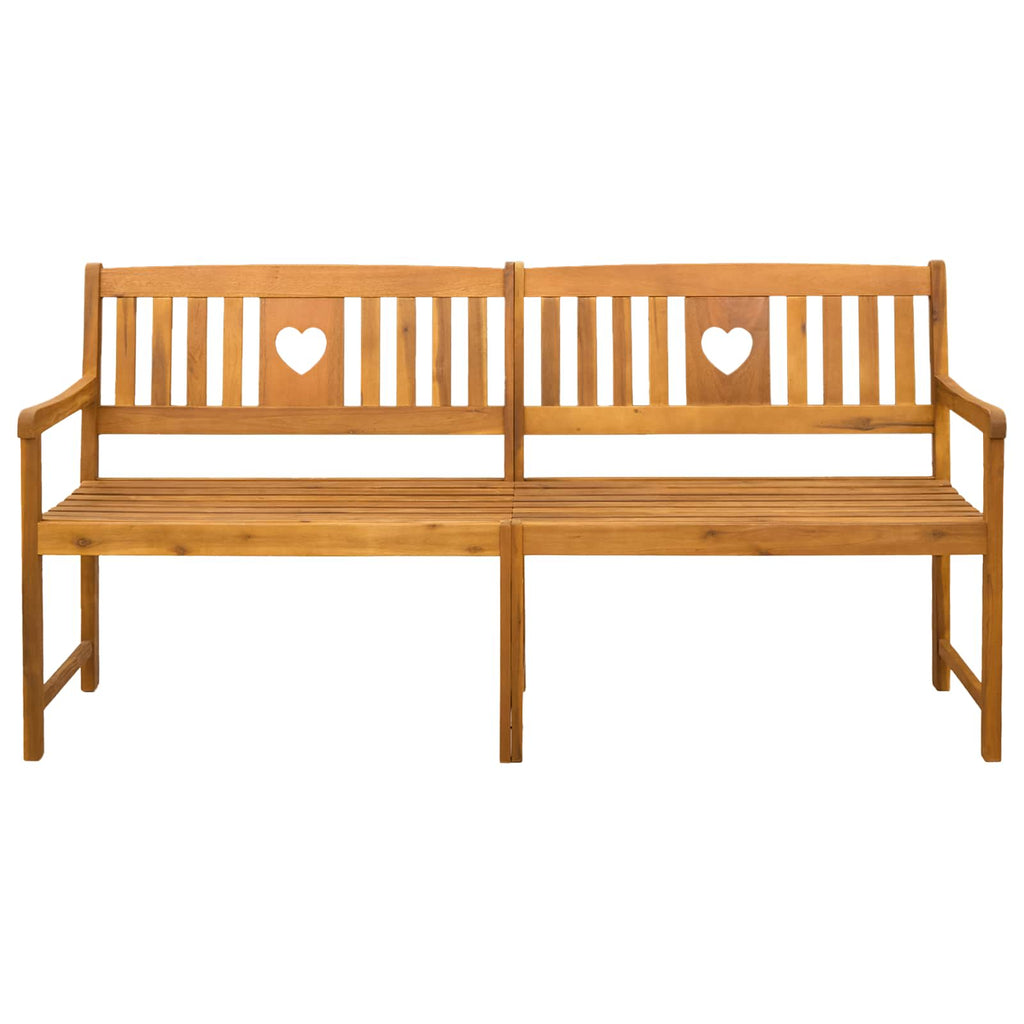 vidaXL Ławka ogrodowa naturalny 180 x 55,5 x 90 cm Lite Drewno Akacji
