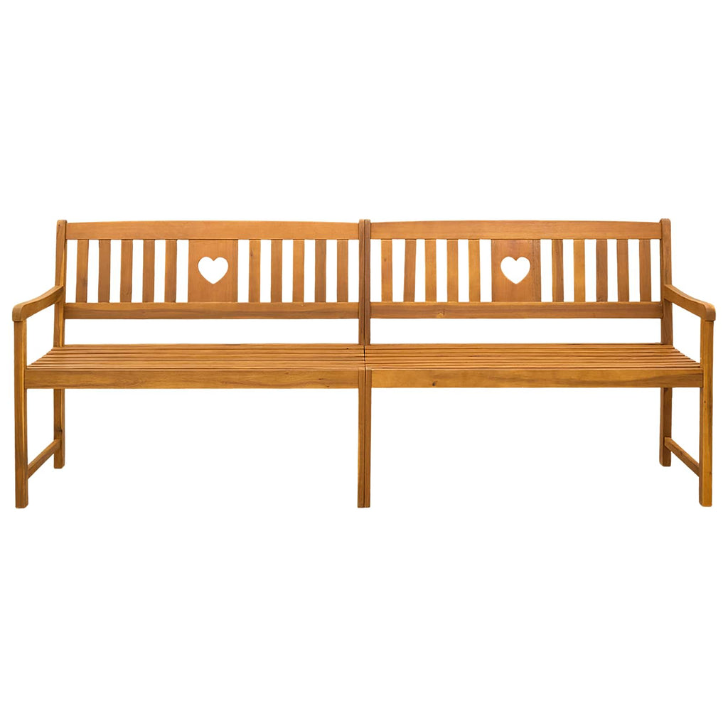vidaXL Ławka ogrodowa naturalny 220 x 55,5 x 90 cm Lite Drewno Akacji