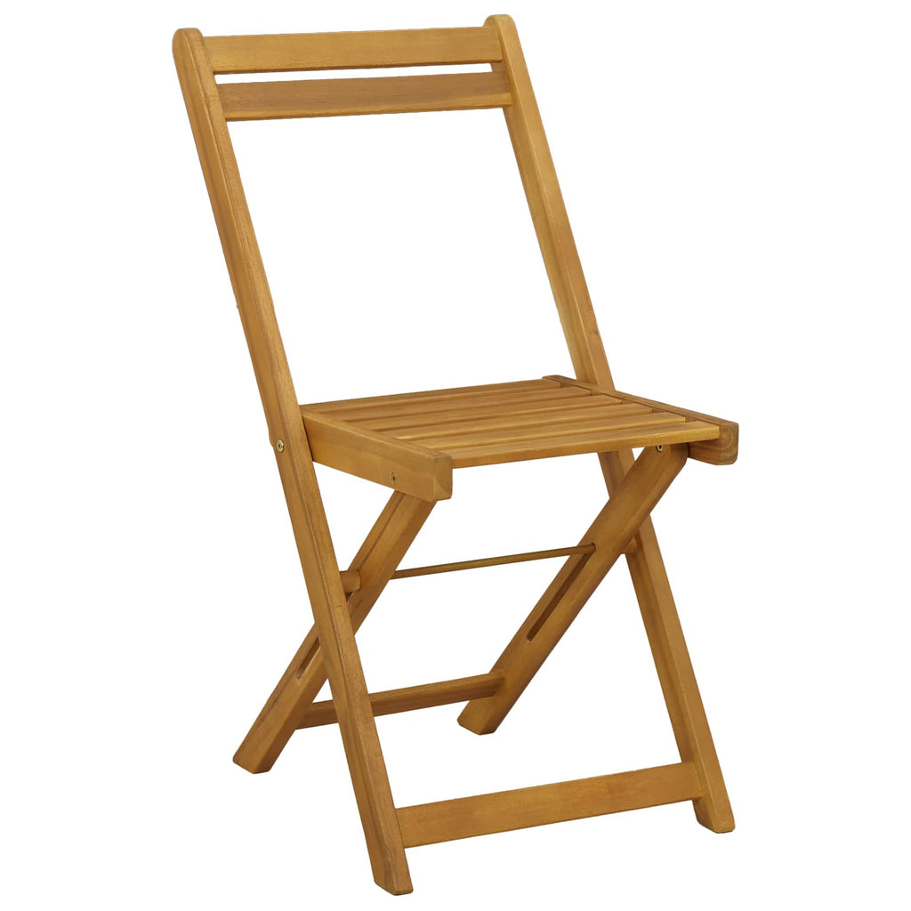 vidaXL Krzesła Bistro na Zewnątrz 2 pcs kremowobiały 40 x 53 x 80 cm