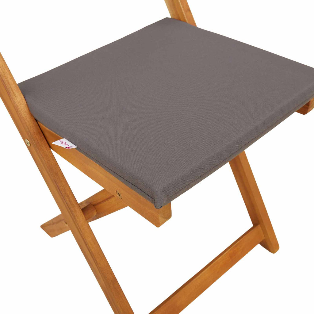 vidaXL Krzesła Bistro na Zewnątrz 2 pcs Ciemnoszary 40 x 53 x 80 cm