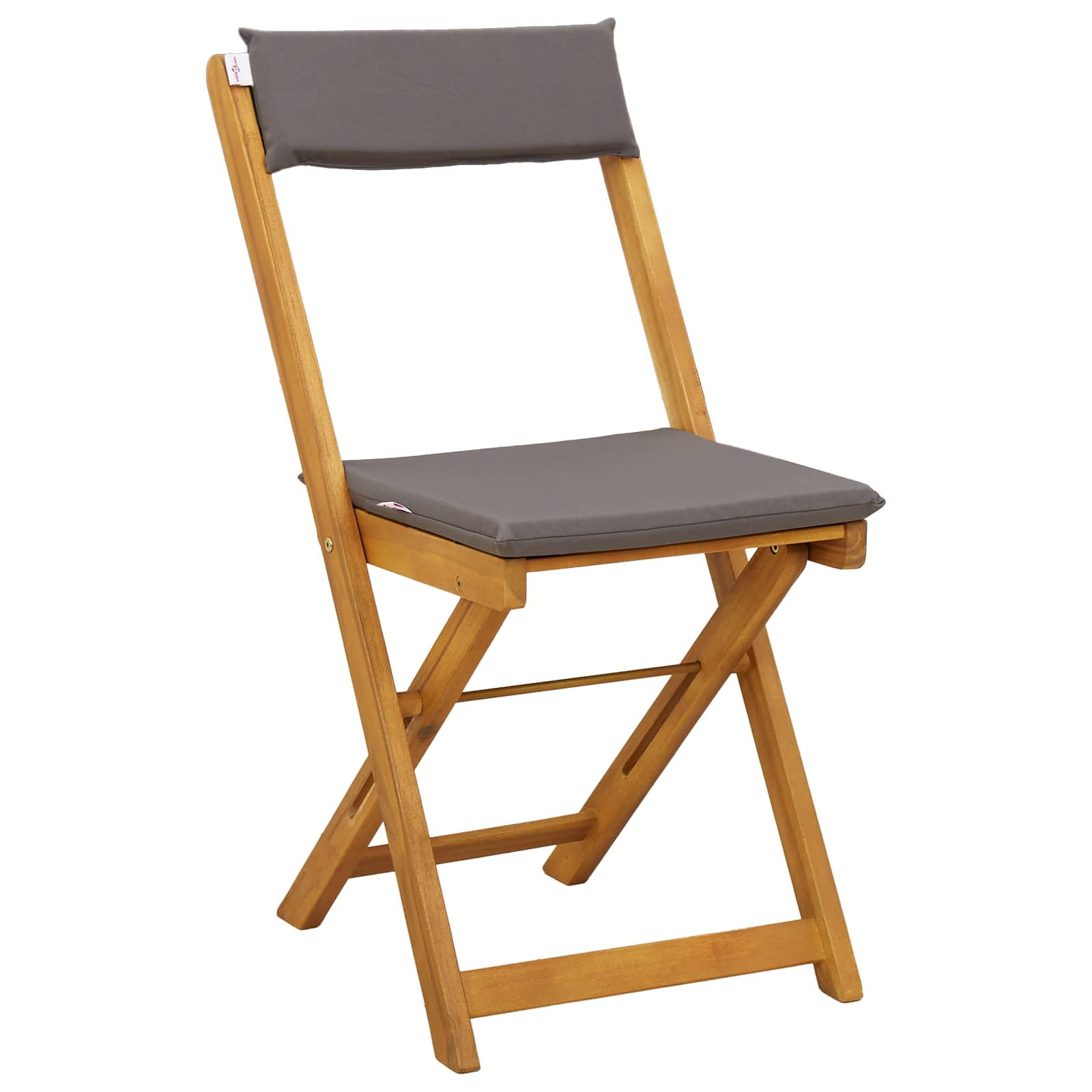 vidaXL Krzesła Bistro na Zewnątrz 2 pcs Ciemnoszary 40 x 53 x 80 cm
