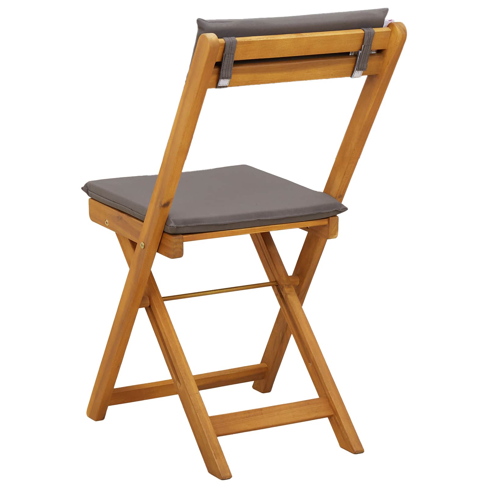 vidaXL Krzesła Bistro na Zewnątrz 2 pcs Ciemnoszary 40 x 53 x 80 cm