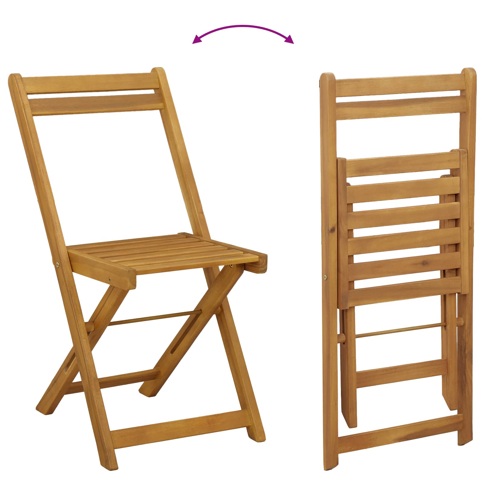 vidaXL Krzesła Bistro na Zewnątrz 2 pcs Ciemnoszary 40 x 53 x 80 cm