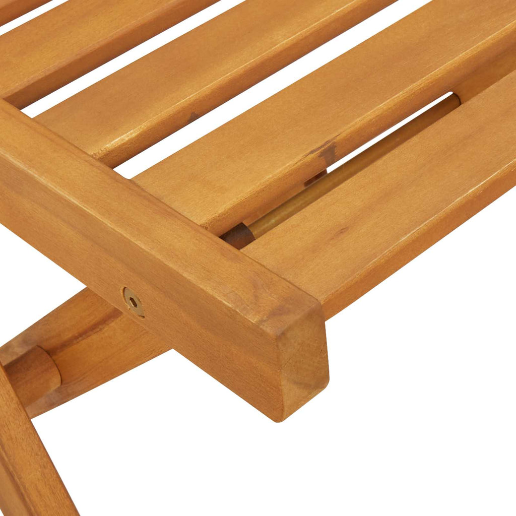vidaXL Składane krzesła ogrodowe 4 pcs naturalny 40 x 53 x 80 cm