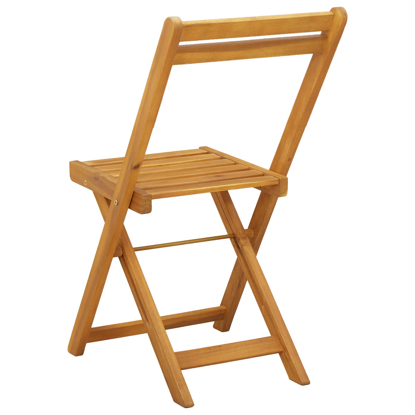 vidaXL Składane krzesła ogrodowe 4 pcs naturalny 40 x 53 x 80 cm