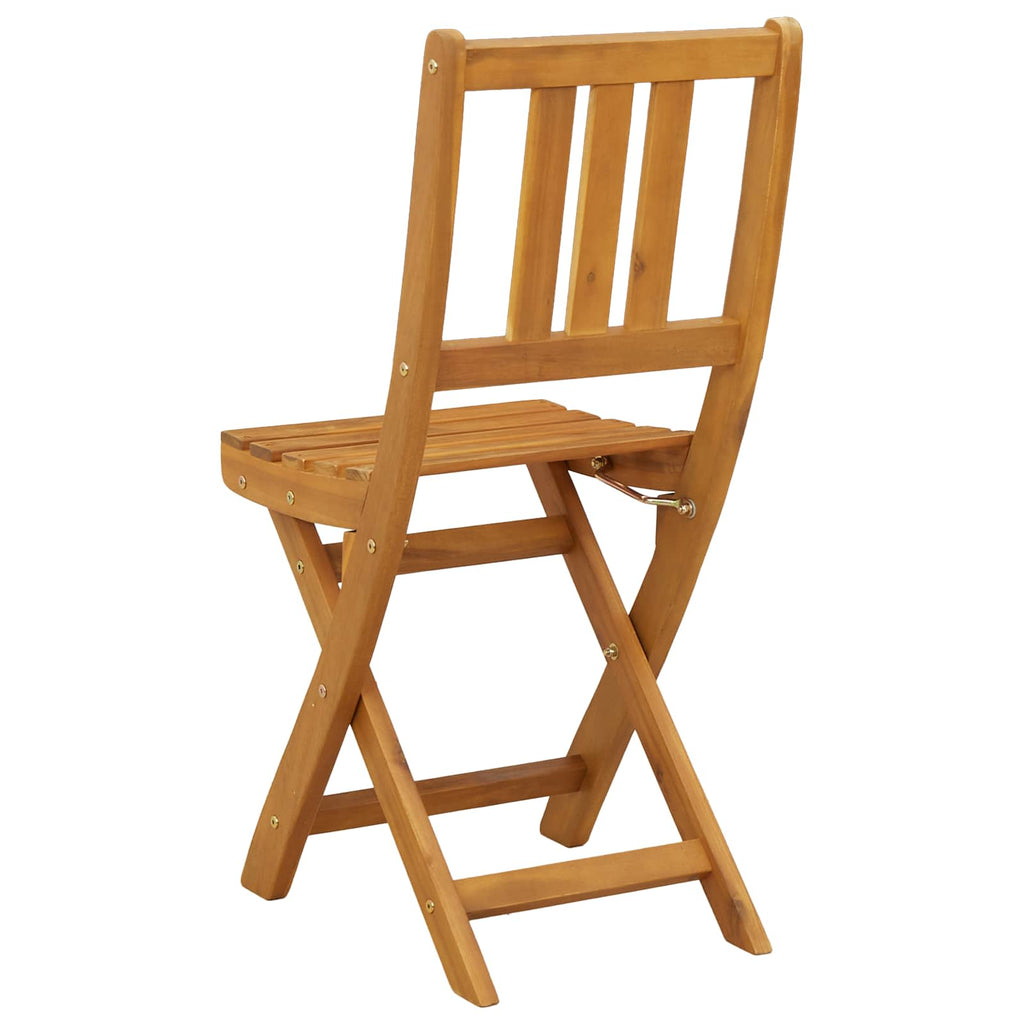 vidaXL Krzesła Bistro na Zewnątrz 4 pcs naturalny 40 x 42 x 85 cm