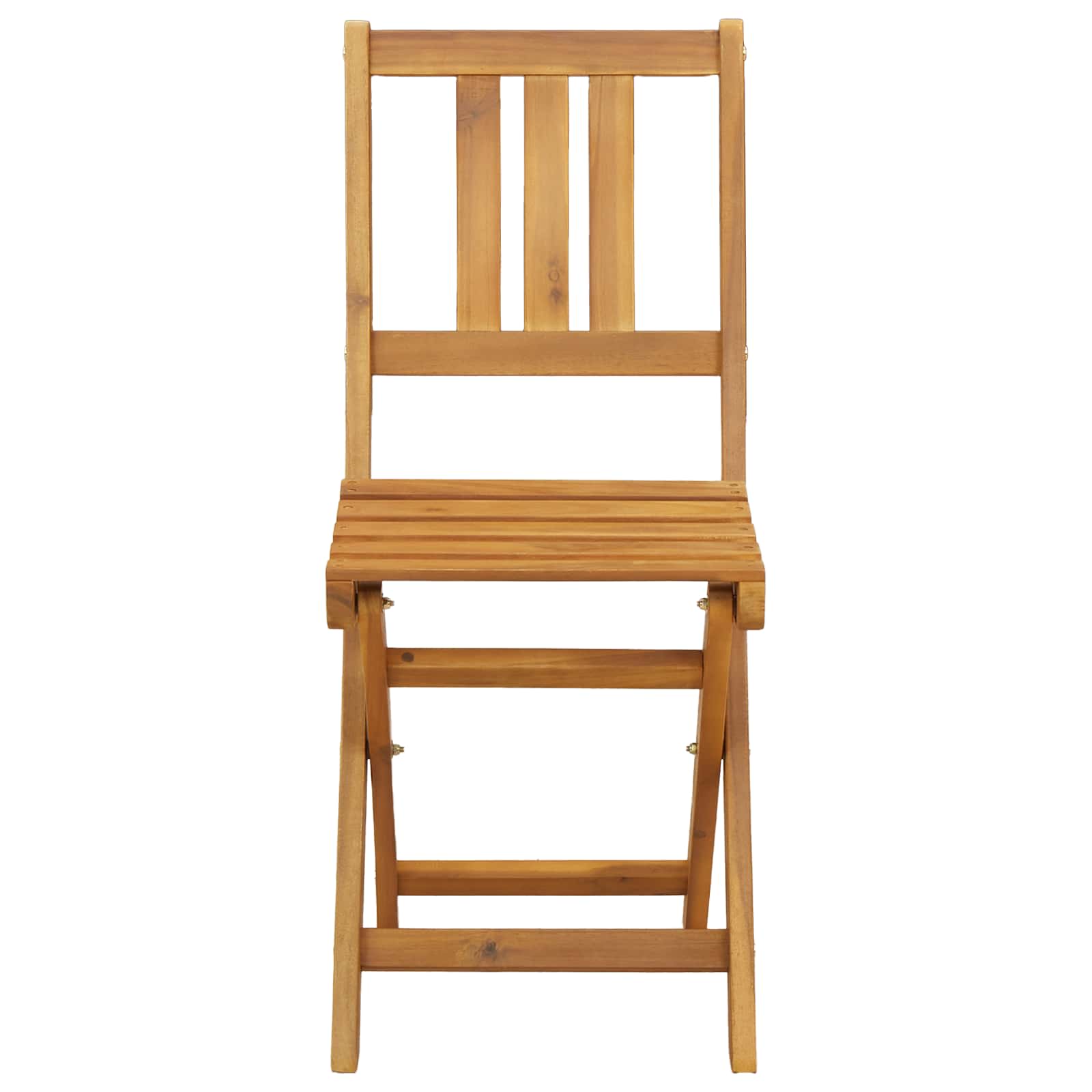 vidaXL Krzesła Bistro na Zewnątrz 4 pcs naturalny 40 x 42 x 85 cm