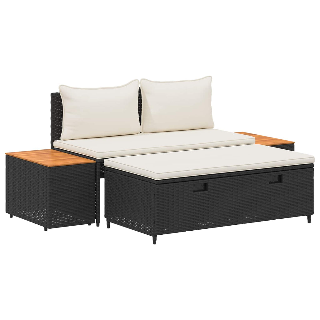 vidaXL Zestaw sof na zewnątrz 4 -Seater 4 pcs 55 x 30 x 39 cm