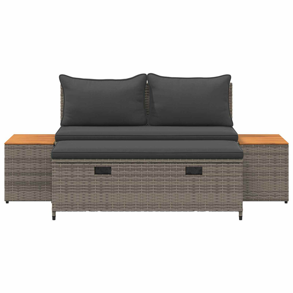 vidaXL Zestaw sof na zewnątrz 4 -Seater 4 pcs 55 x 30 x 39 cm