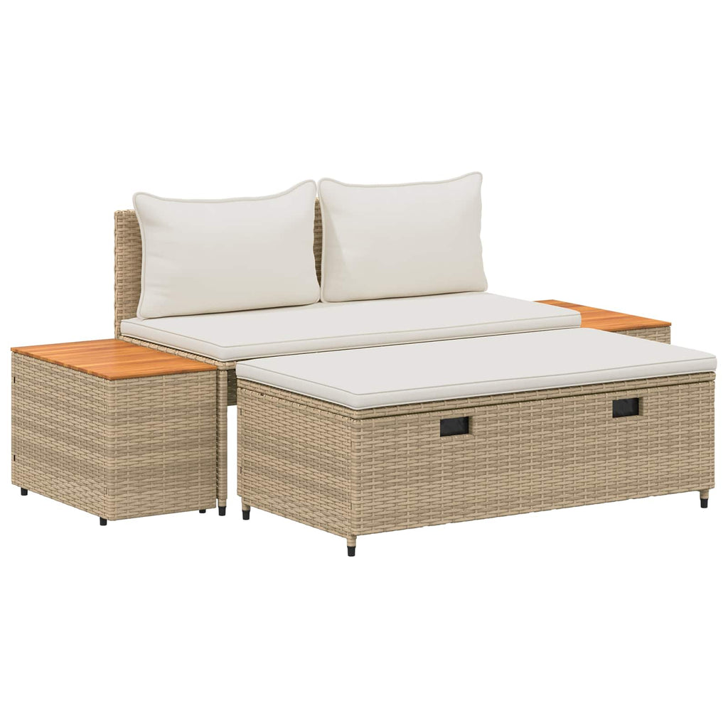 vidaXL Zestaw sof na zewnątrz 4 -Seater 4 pcs 55 x 30 x 39 cm