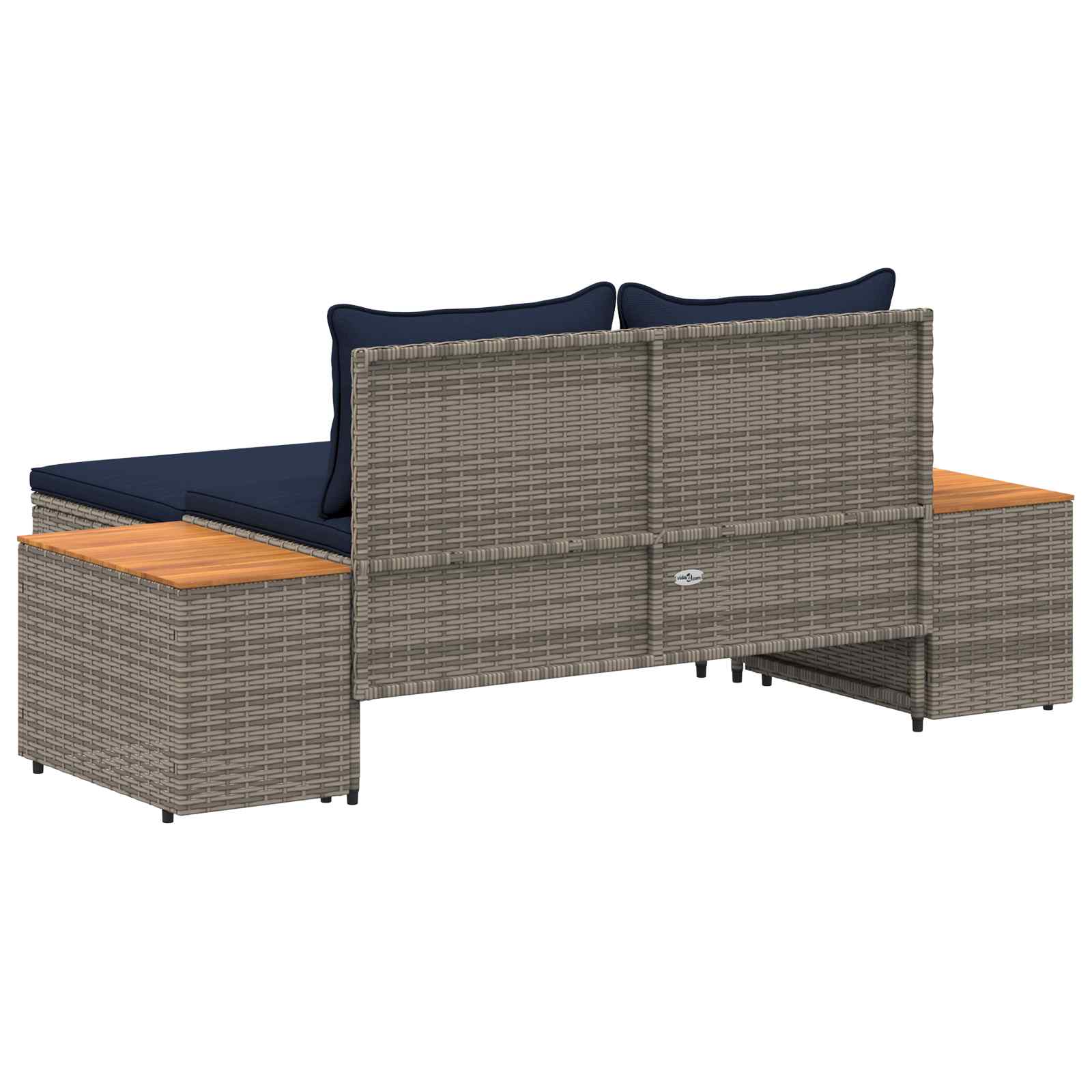 vidaXL Zestaw sof na zewnątrz 4 -Seater 4 pcs 55 x 30 x 39 cm