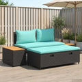vidaXL Zestaw sof na zewnątrz 4 -Seater 4 pcs 55 x 30 x 39 cm