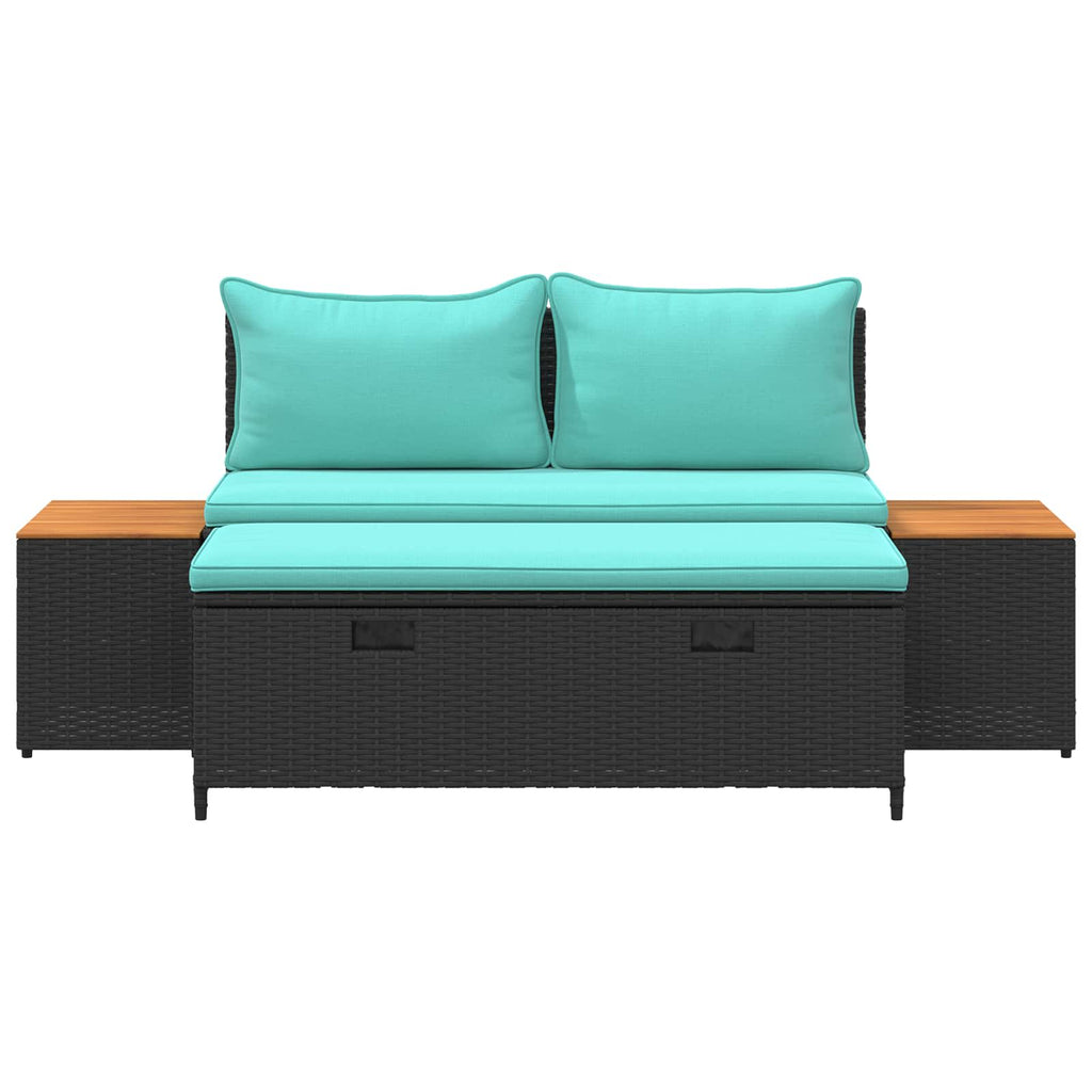 vidaXL Zestaw sof na zewnątrz 4 -Seater 4 pcs 55 x 30 x 39 cm