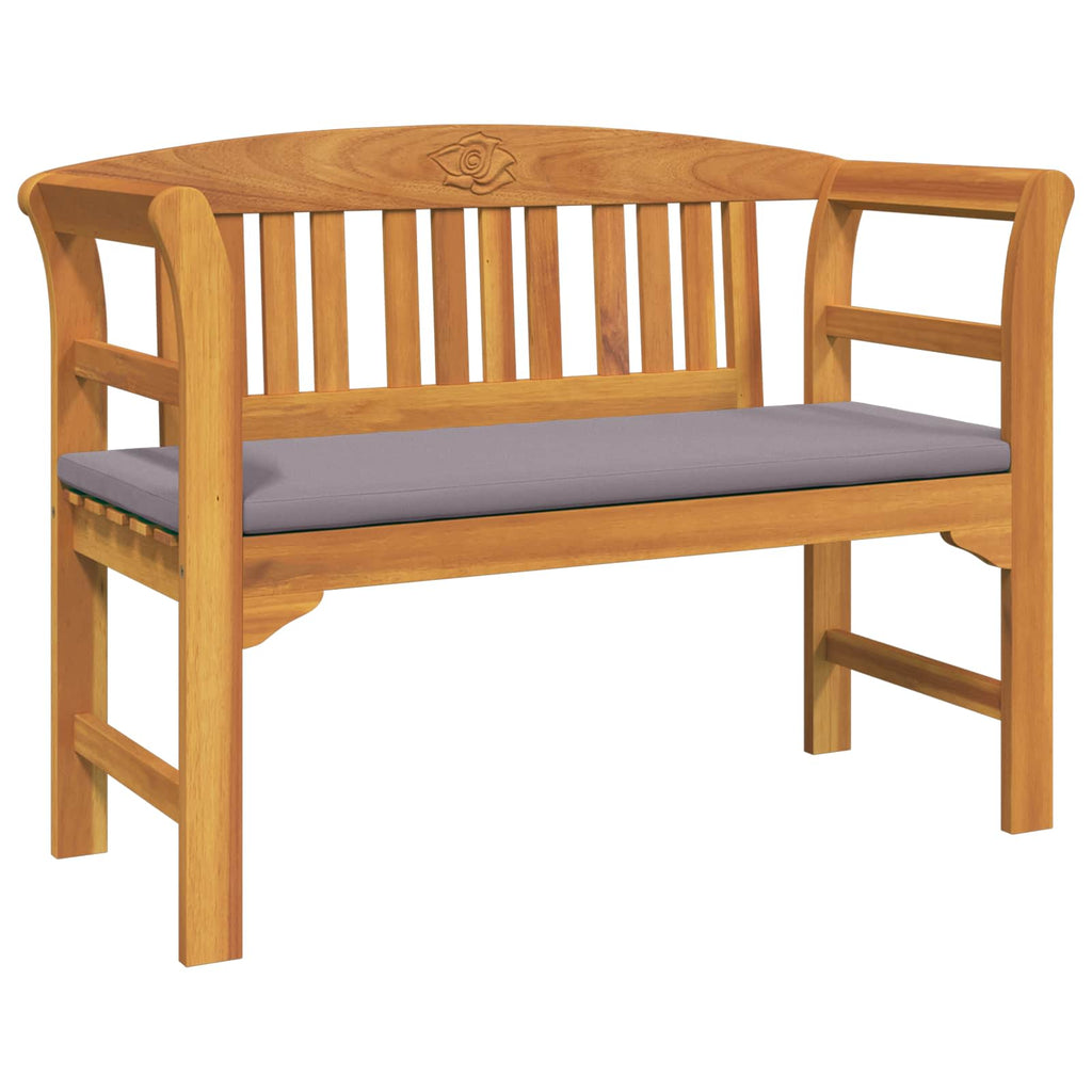 vidaXL Ławka Różana Naturalny 114 x 46 x 82,5 cm Lite Drewno Akacji