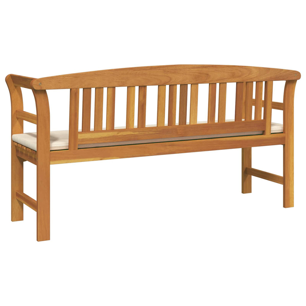 vidaXL Ławka Różana Naturalny 157 x 46 x 82,5 cm Lite Drewno Akacji