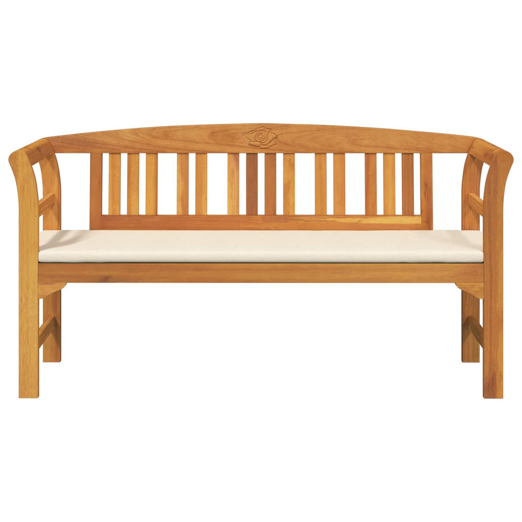 vidaXL Ławka Różana Naturalny 157 x 46 x 82,5 cm Lite Drewno Akacji