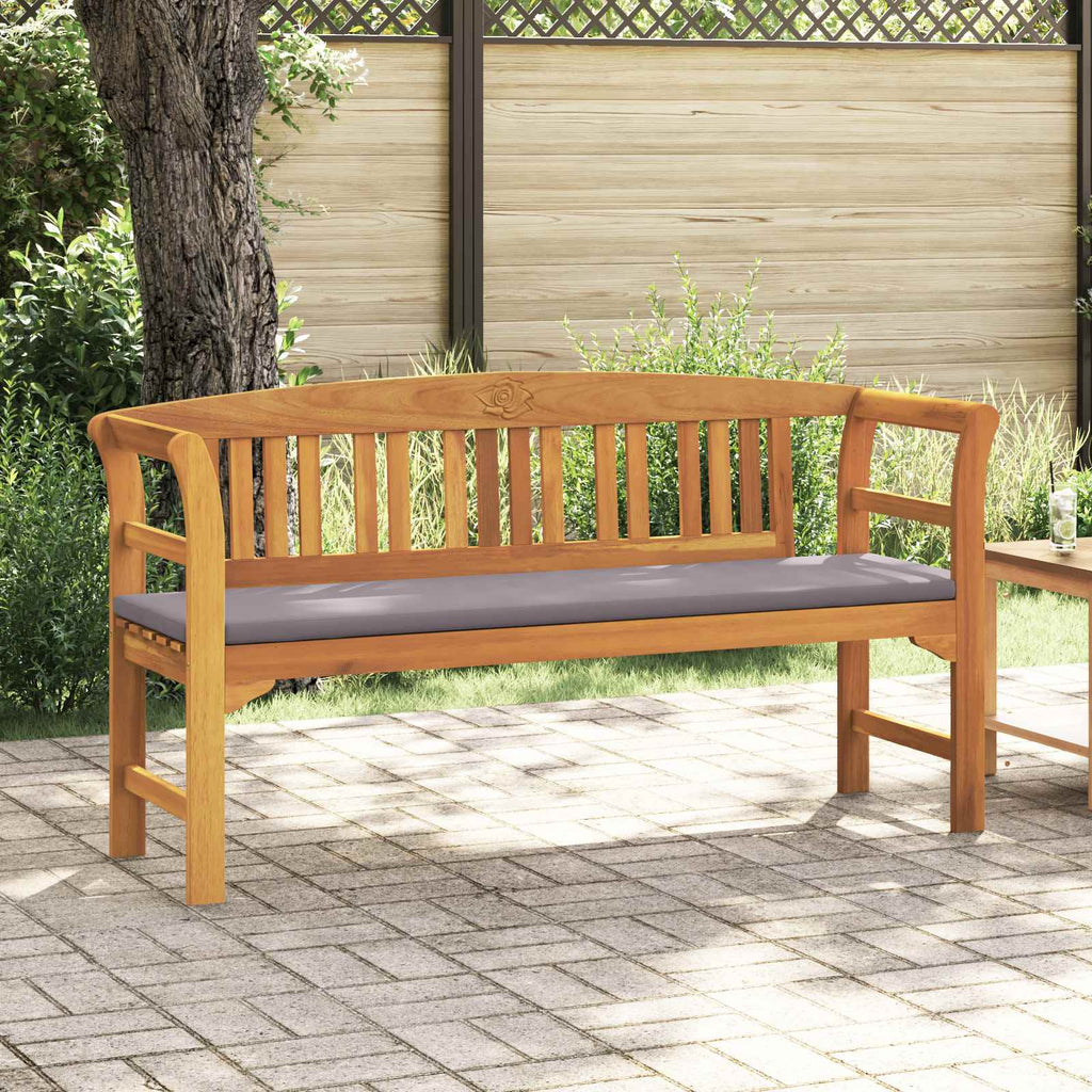 vidaXL Ławka Różana Naturalny 157 x 46 x 82,5 cm Lite Drewno Akacji
