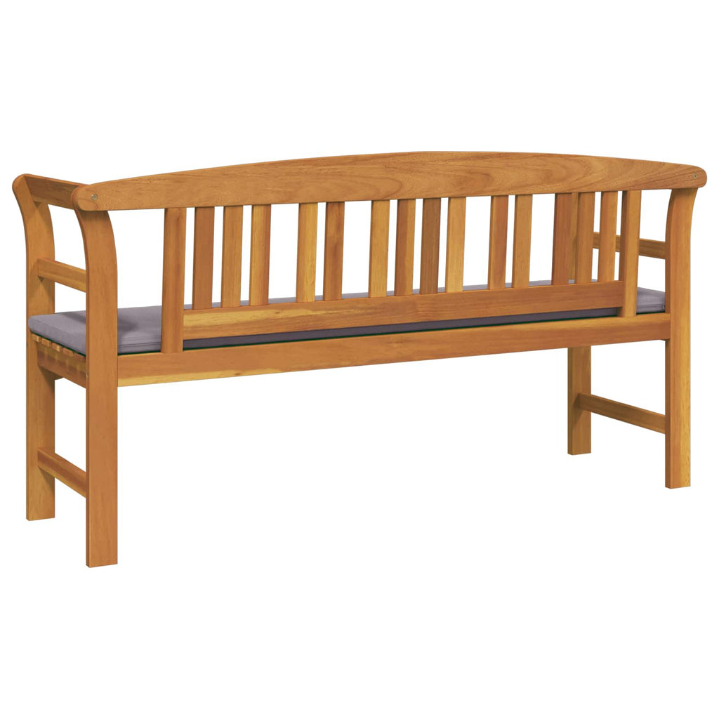 vidaXL Ławka Różana Naturalny 157 x 46 x 82,5 cm Lite Drewno Akacji