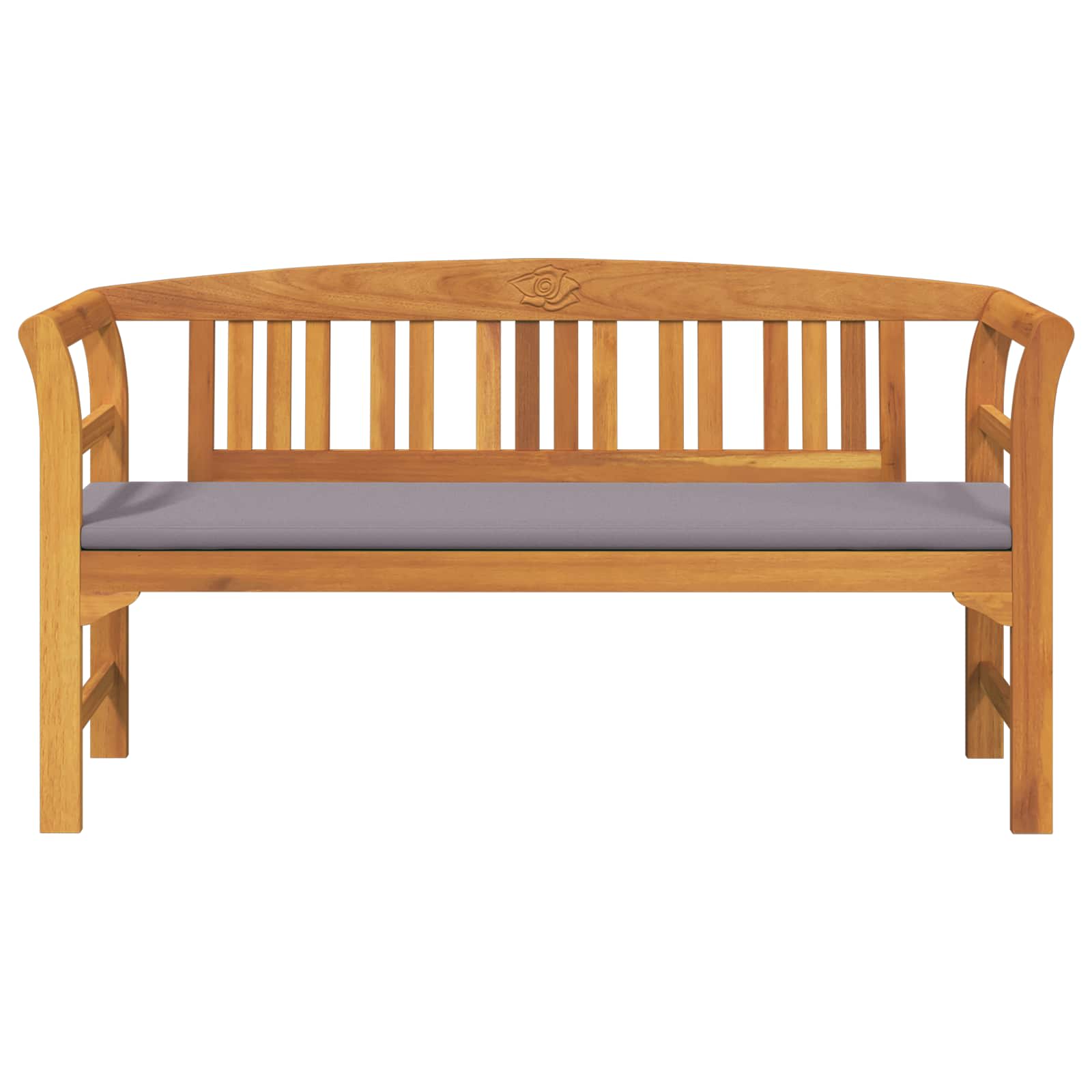 vidaXL Ławka Różana Naturalny 157 x 46 x 82,5 cm Lite Drewno Akacji