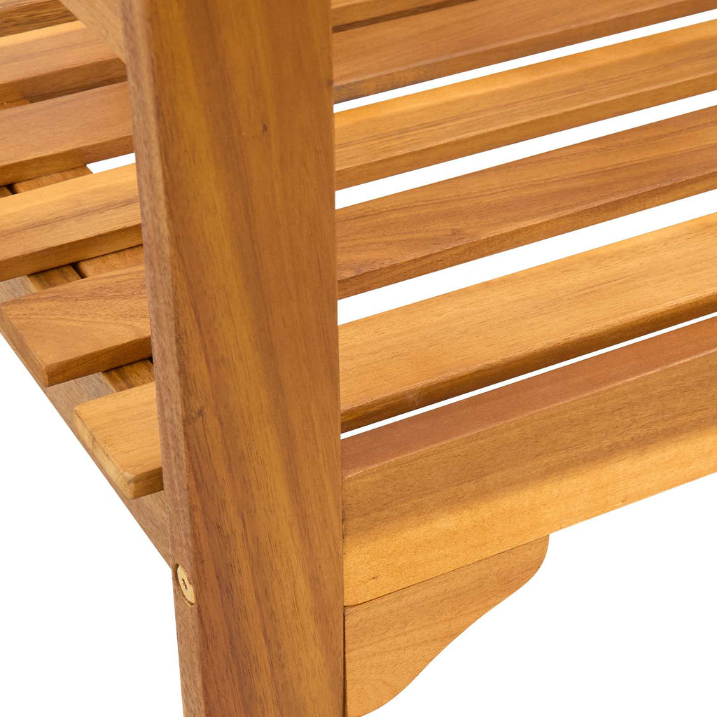 vidaXL Ławka Różana Naturalny 68,5 x 46 x 82,5 cm Lite Drewno Akacji