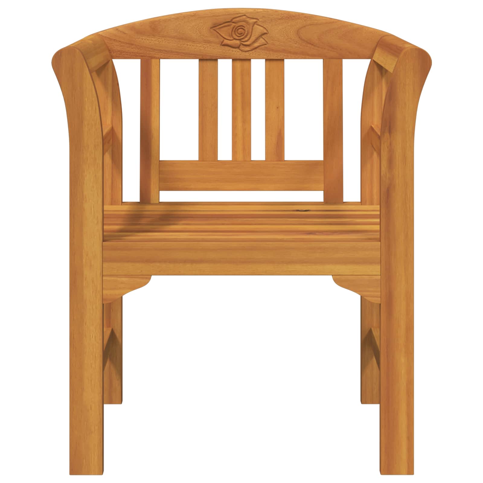 vidaXL Ławka Różana Naturalny 68,5 x 46 x 82,5 cm Lite Drewno Akacji