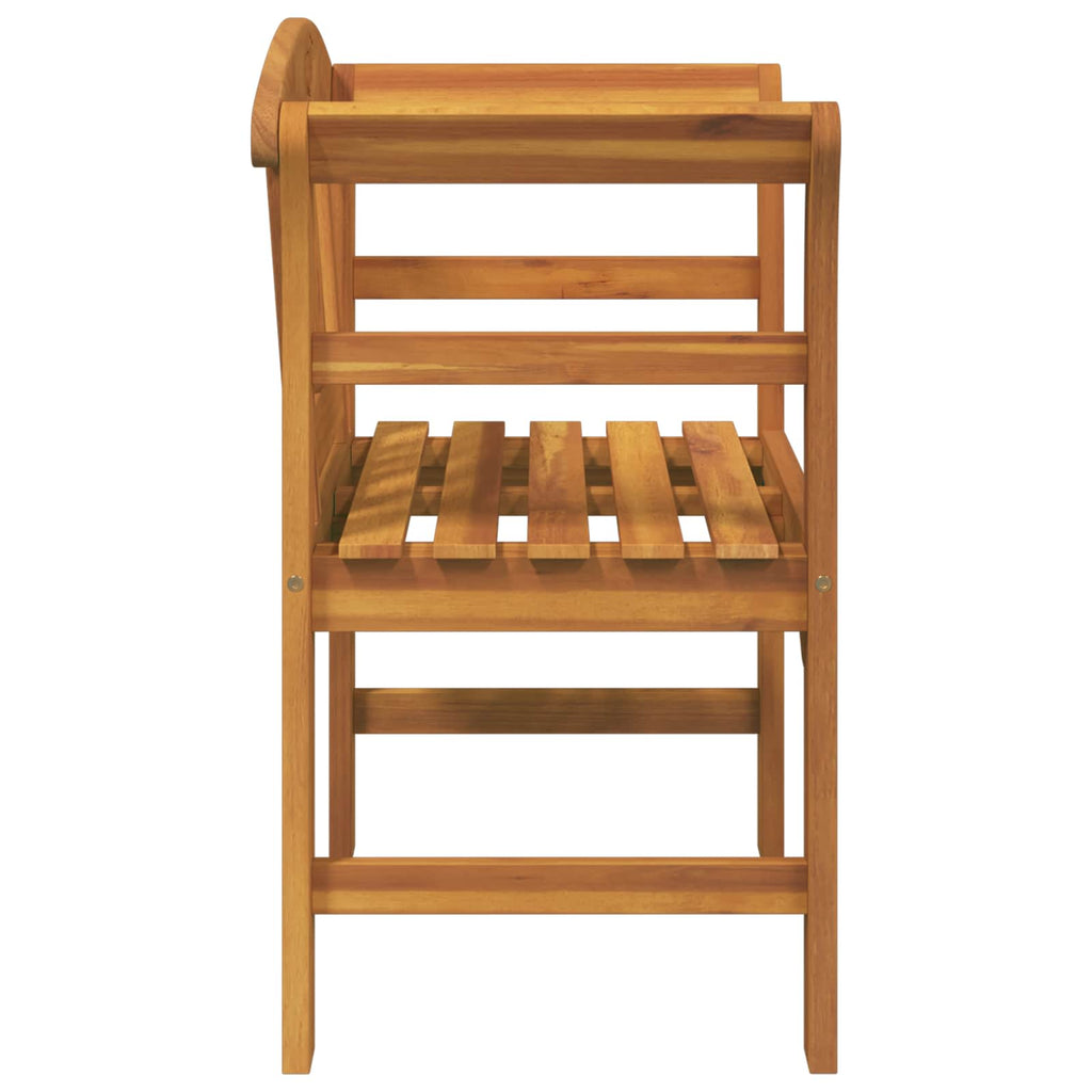 vidaXL Ławka Różana Naturalny 68,5 x 46 x 82,5 cm Lite Drewno Akacji