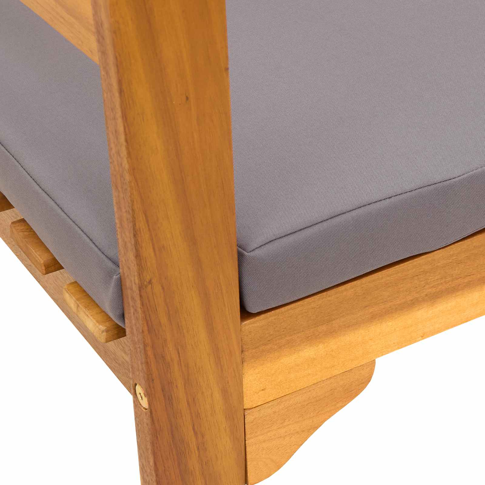 vidaXL Ławka Różana Naturalny 68,5 x 46 x 82,5 cm Lite Drewno Akacji