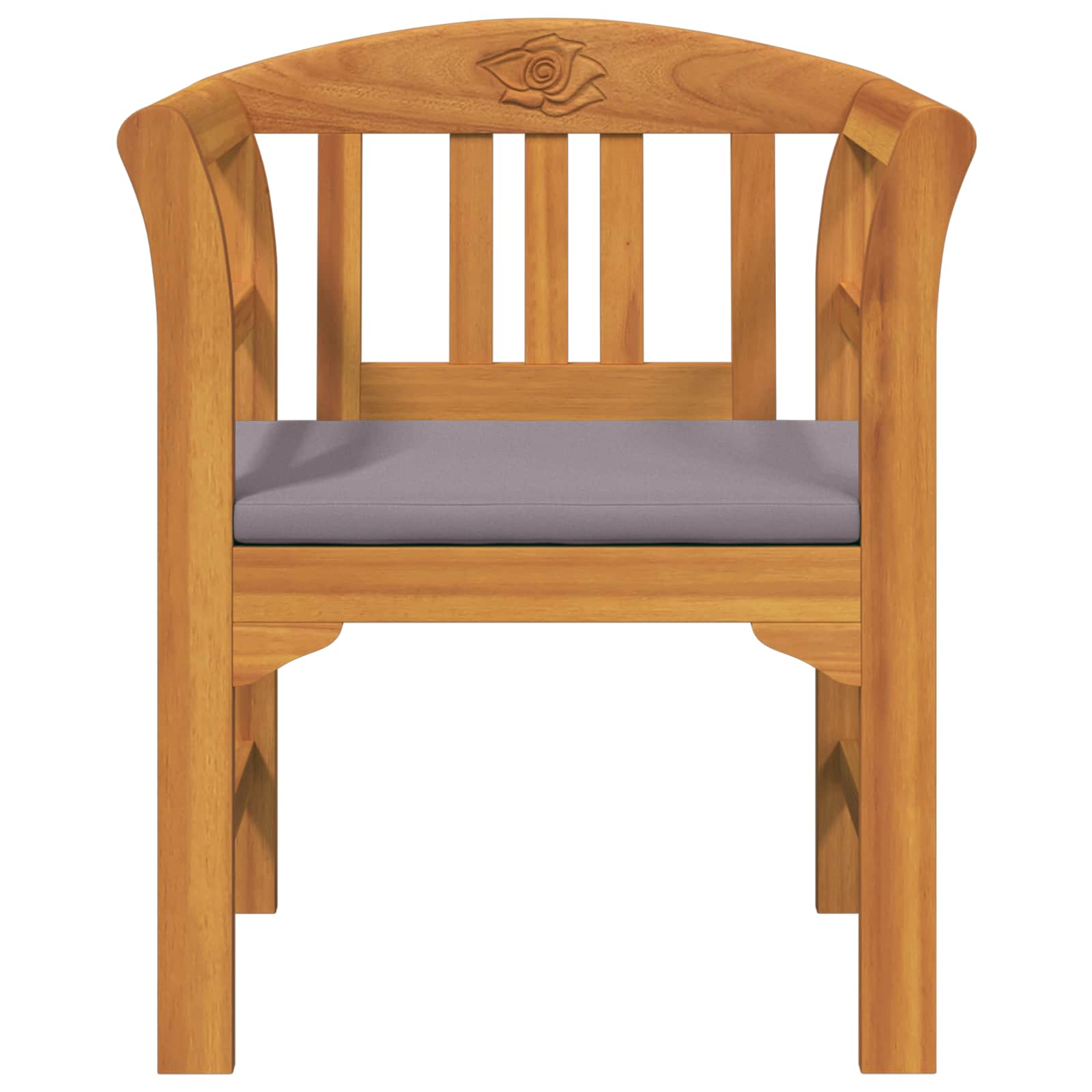 vidaXL Ławka Różana Naturalny 68,5 x 46 x 82,5 cm Lite Drewno Akacji
