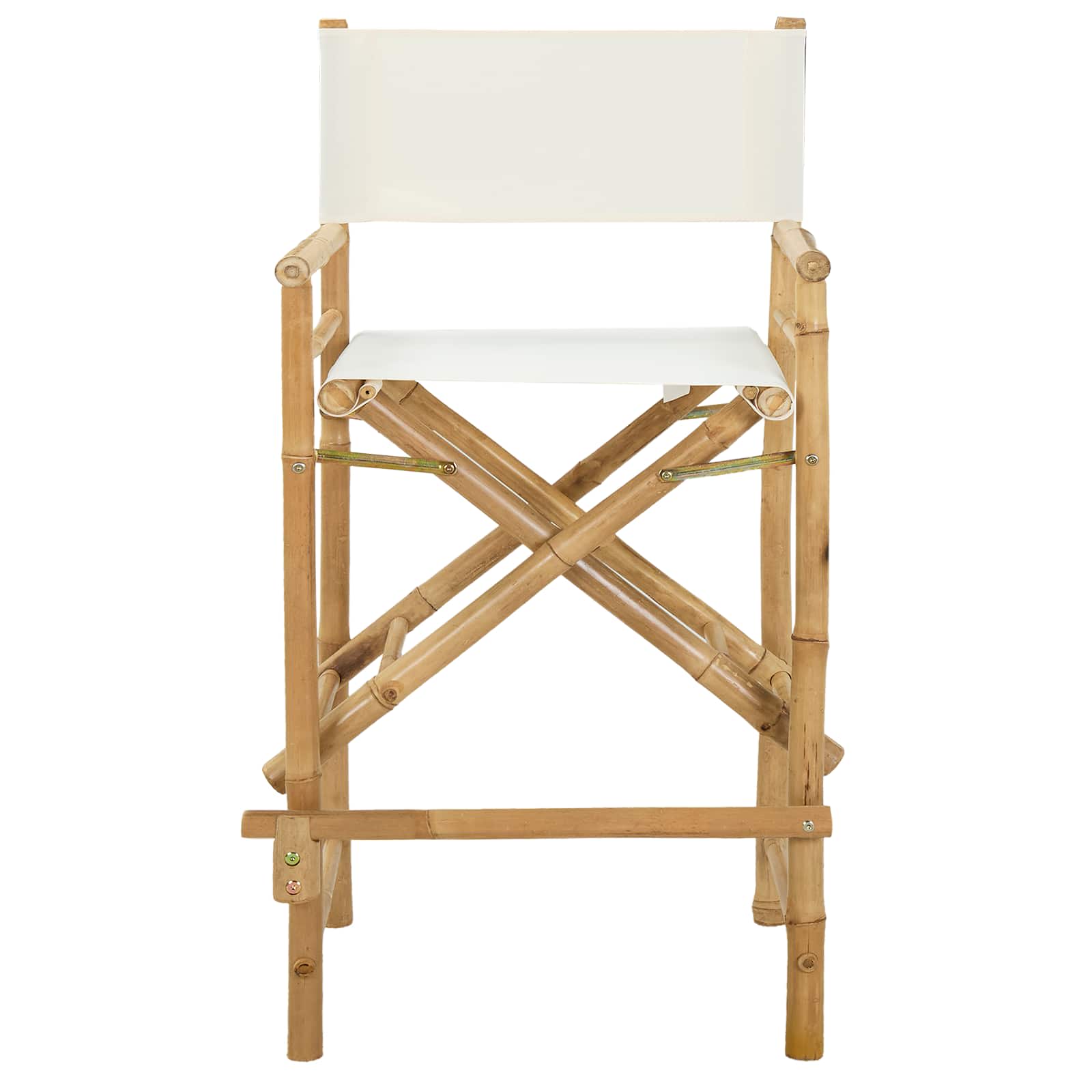 vidaXL Składane Krzesło Reżysera 2 pcs Naturalny Bambus