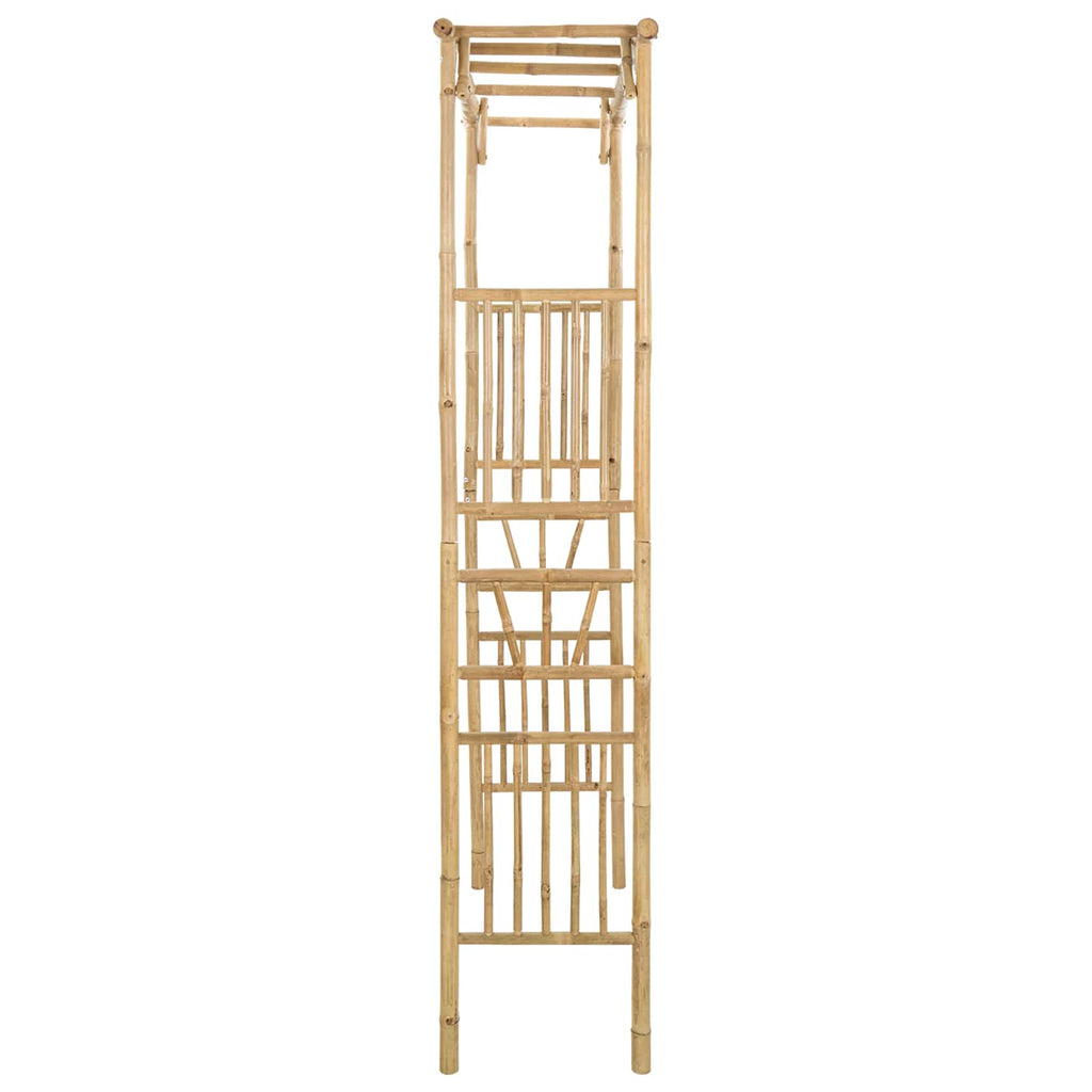 vidaXL Łuk Ogrodowy Naturalny 110 x 40 x 205 cm Bambus
