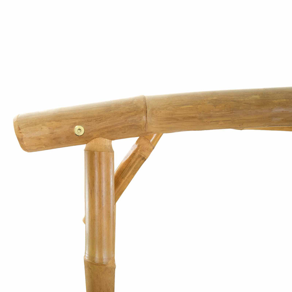 vidaXL Łuk Ogrodowy Naturalny 177 x 40 x 205 cm Bambus