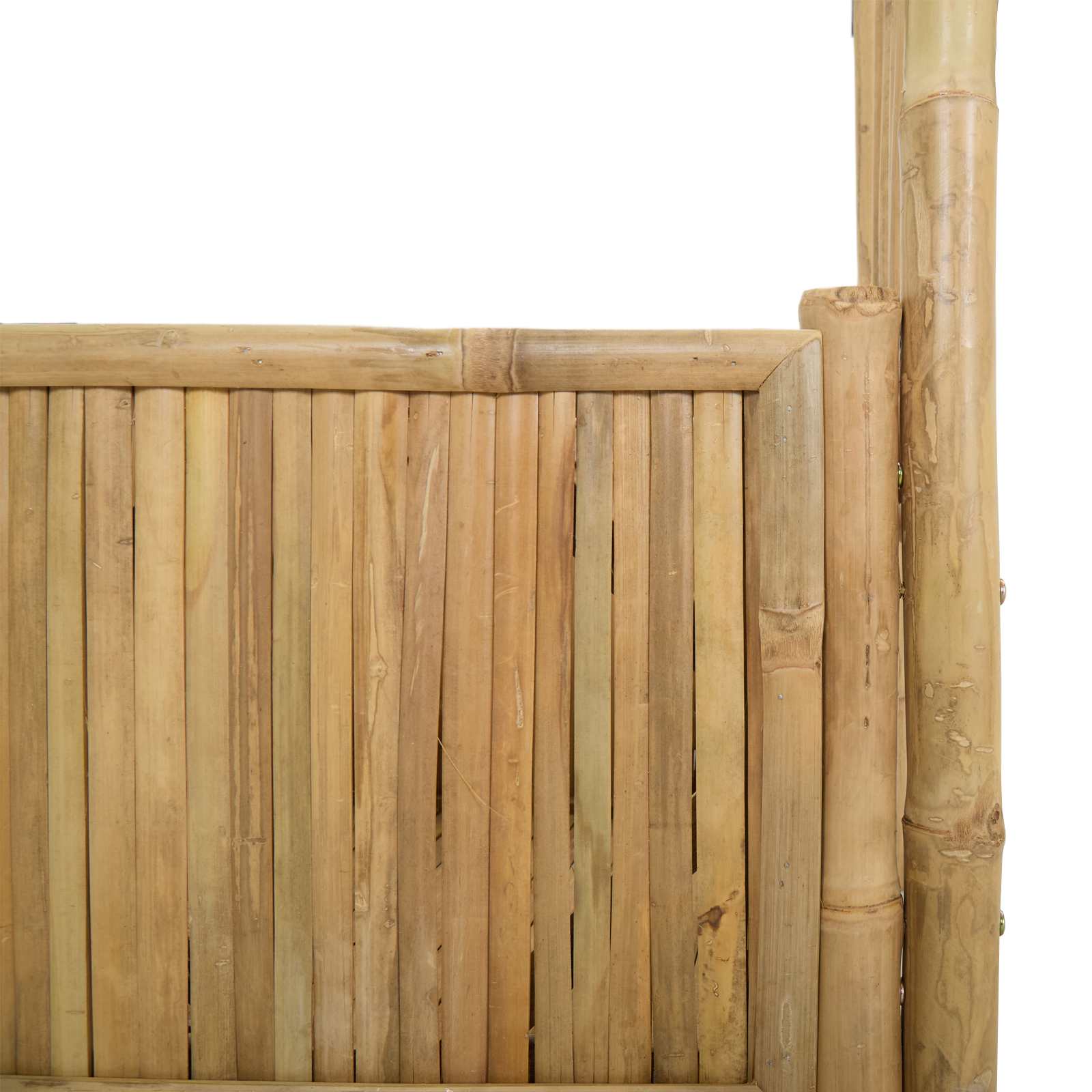 vidaXL Łuk Ogrodowy Naturalny 177 x 40 x 205 cm Bambus