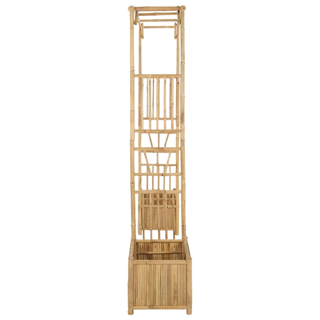 vidaXL Łuk Ogrodowy Naturalny 177 x 40 x 205 cm Bambus