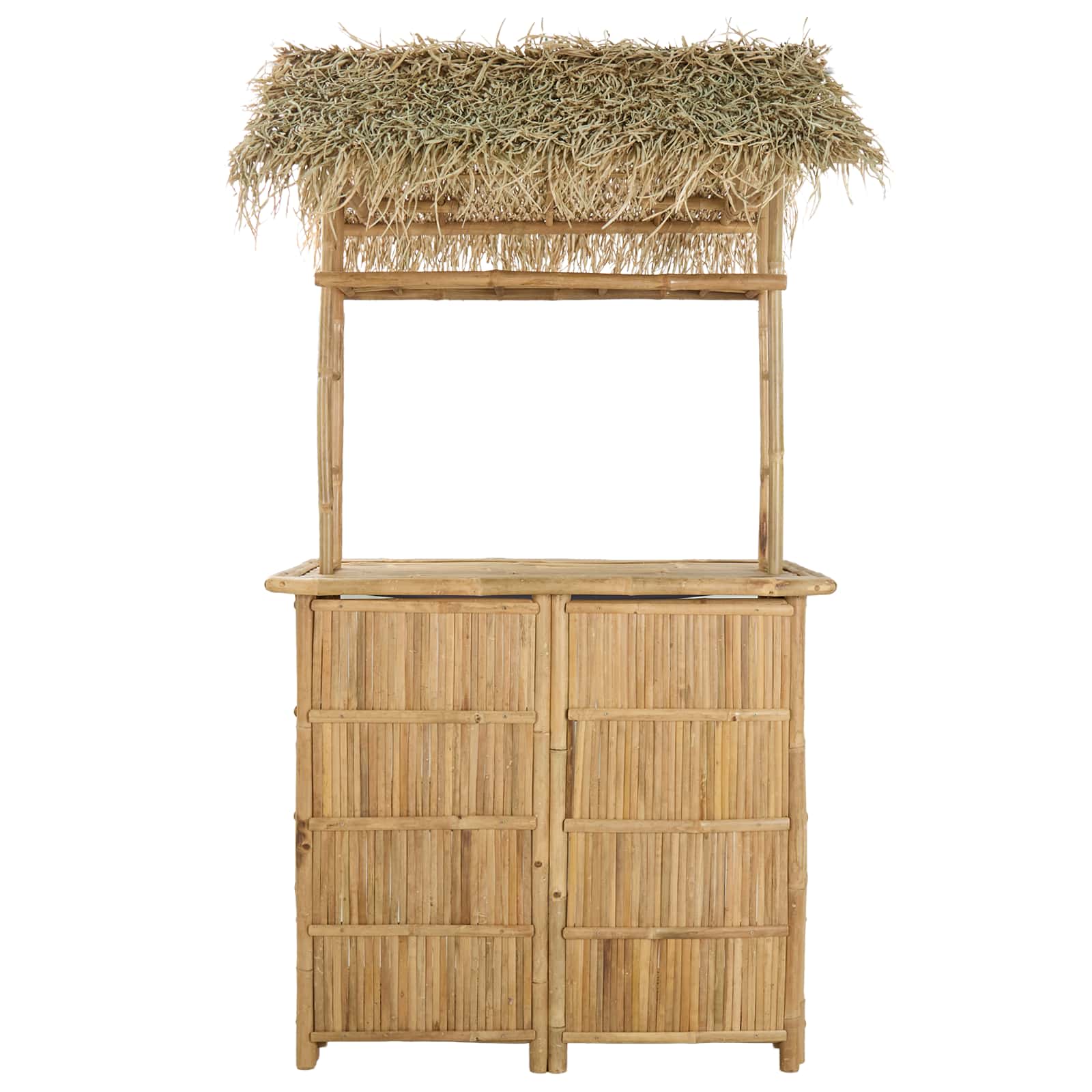vidaXL Stół barowy na zewnątrz Naturalny 115 x 95 x 215 cm Bambus