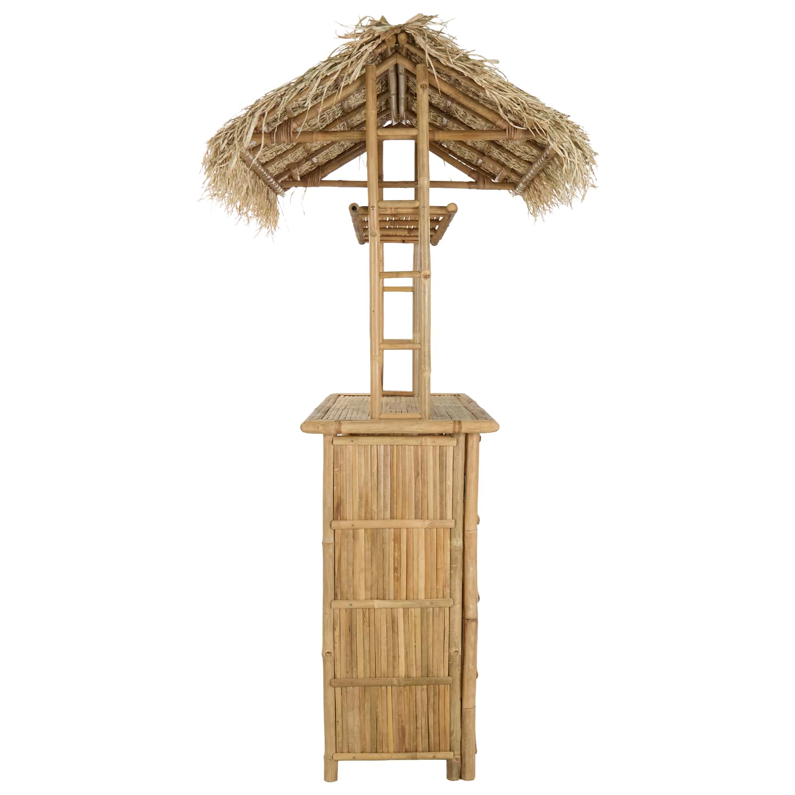 vidaXL Stół barowy na zewnątrz Naturalny 115 x 95 x 215 cm Bambus