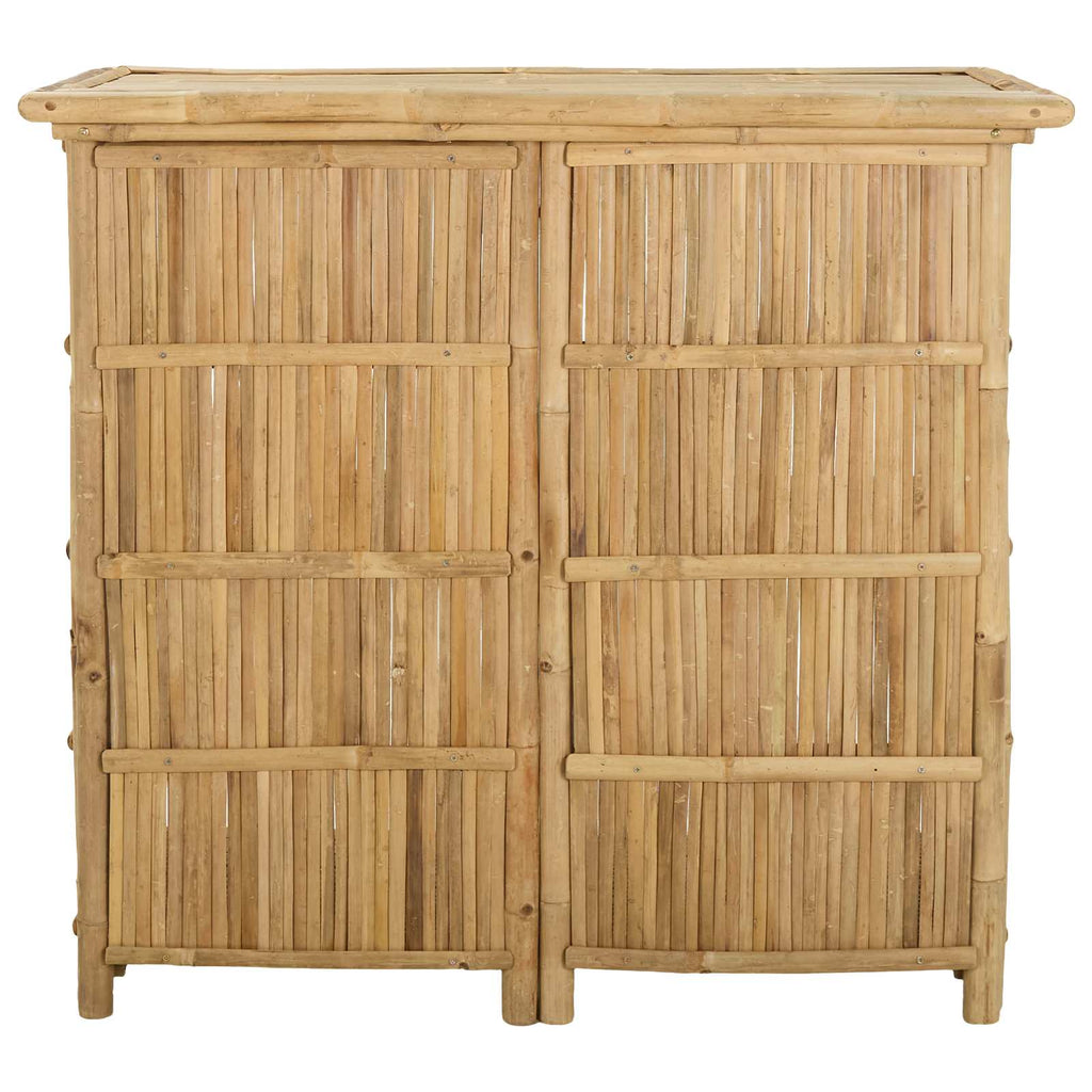vidaXL Stół barowy na zewnątrz Naturalny 115 x 55 x 105 cm Bambus