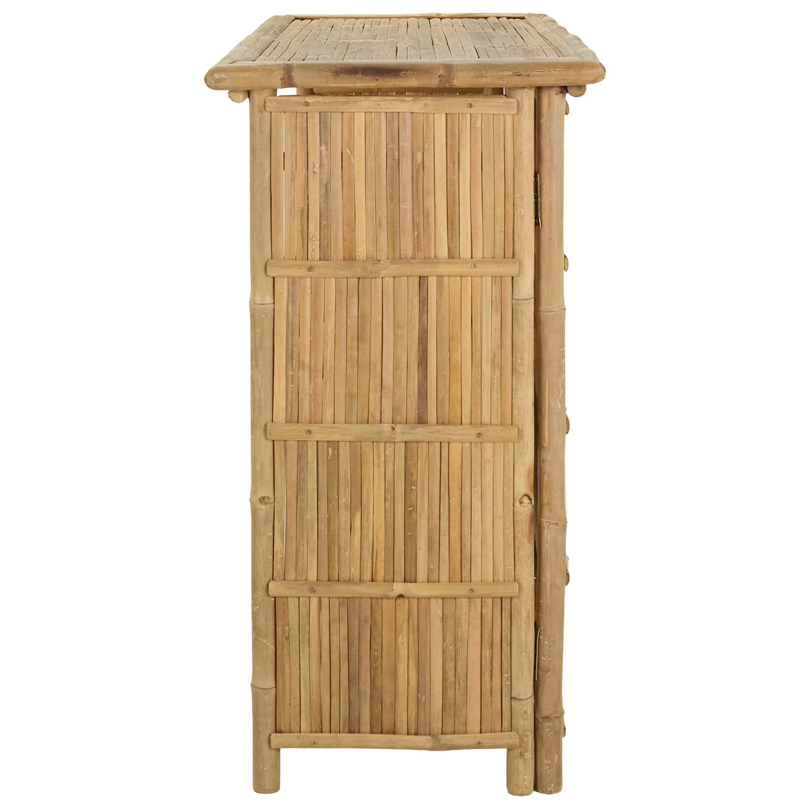 vidaXL Stół barowy na zewnątrz Naturalny 115 x 55 x 105 cm Bambus