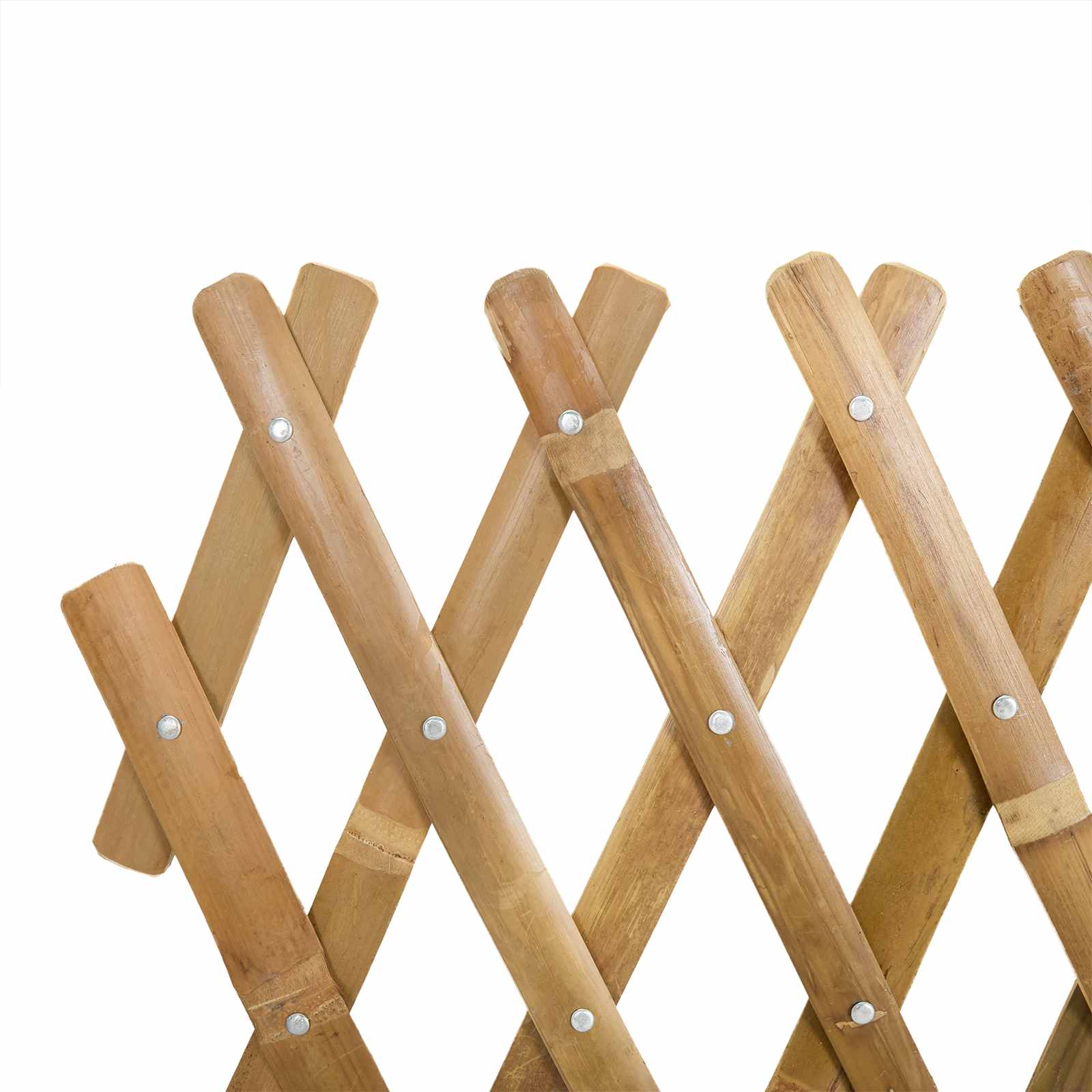 vidaXL Rozsuwany trellis ogrodowy 2 pcs Jasny Brąz 100 x 105 cm Bambus