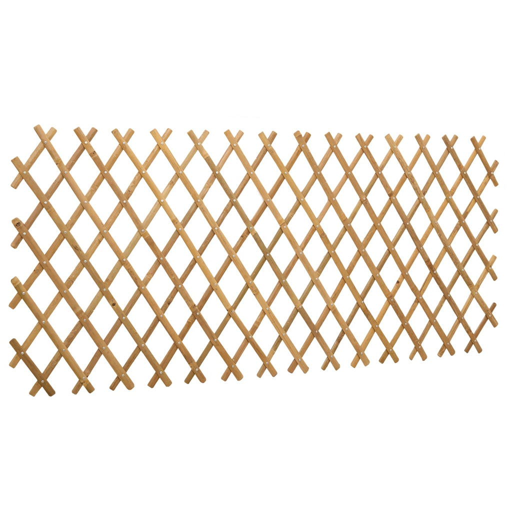 vidaXL Rozsuwany trellis ogrodowy 2 pcs Jasny Brąz 100 x 105 cm Bambus