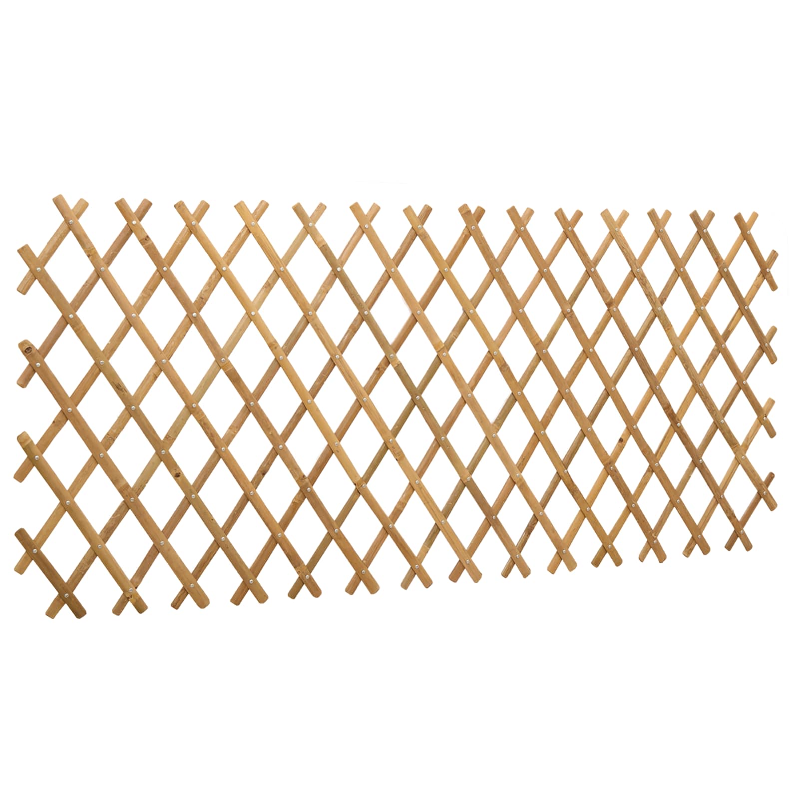 vidaXL Rozsuwany trellis ogrodowy 2 pcs Jasny Brąz 100 x 105 cm Bambus