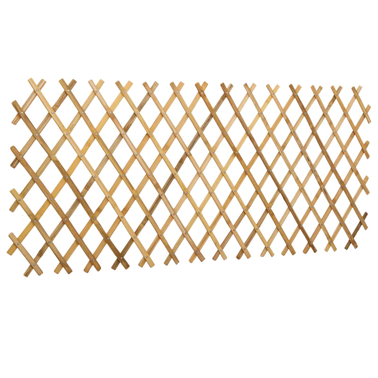 vidaXL Rozsuwany trellis ogrodowy 2 pcs Jasny Brąz 100 x 105 cm Bambus