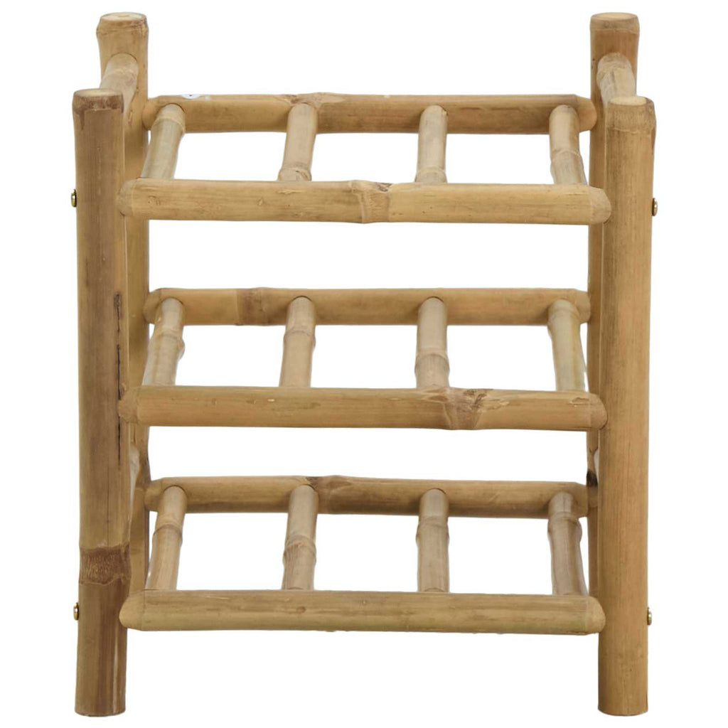 vidaXL Regał na wino Naturalny 32,5 x 29,5 x 36 cm Bambus