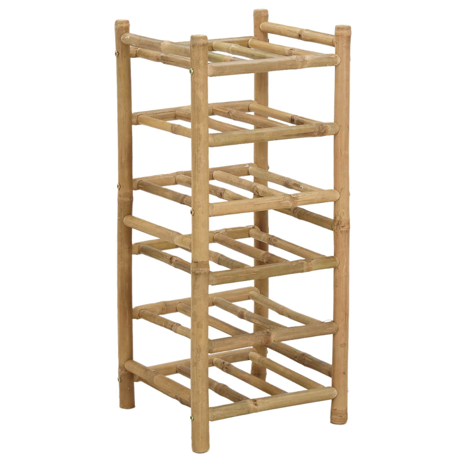 vidaXL Regał na wino Naturalny 32,5 x 29,5 x 72 cm Bambus