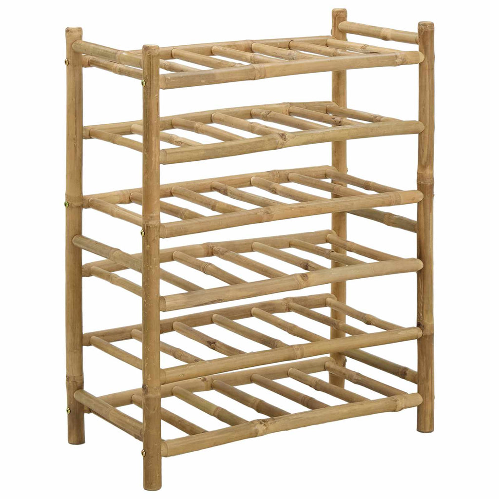 vidaXL Regał na wino Naturalny 57 x 29,5 x 72 cm Bambus