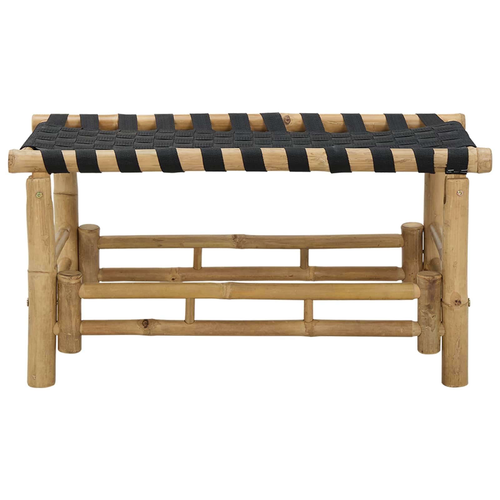 vidaXL Ławka ogrodowa 80 x 38 x 40 cm Bambus Naturalny Prostokątny