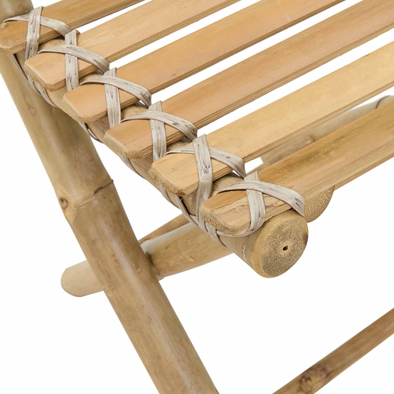 vidaXL Krzesło Ogrodowe 4 pcs Naturalny Bambus