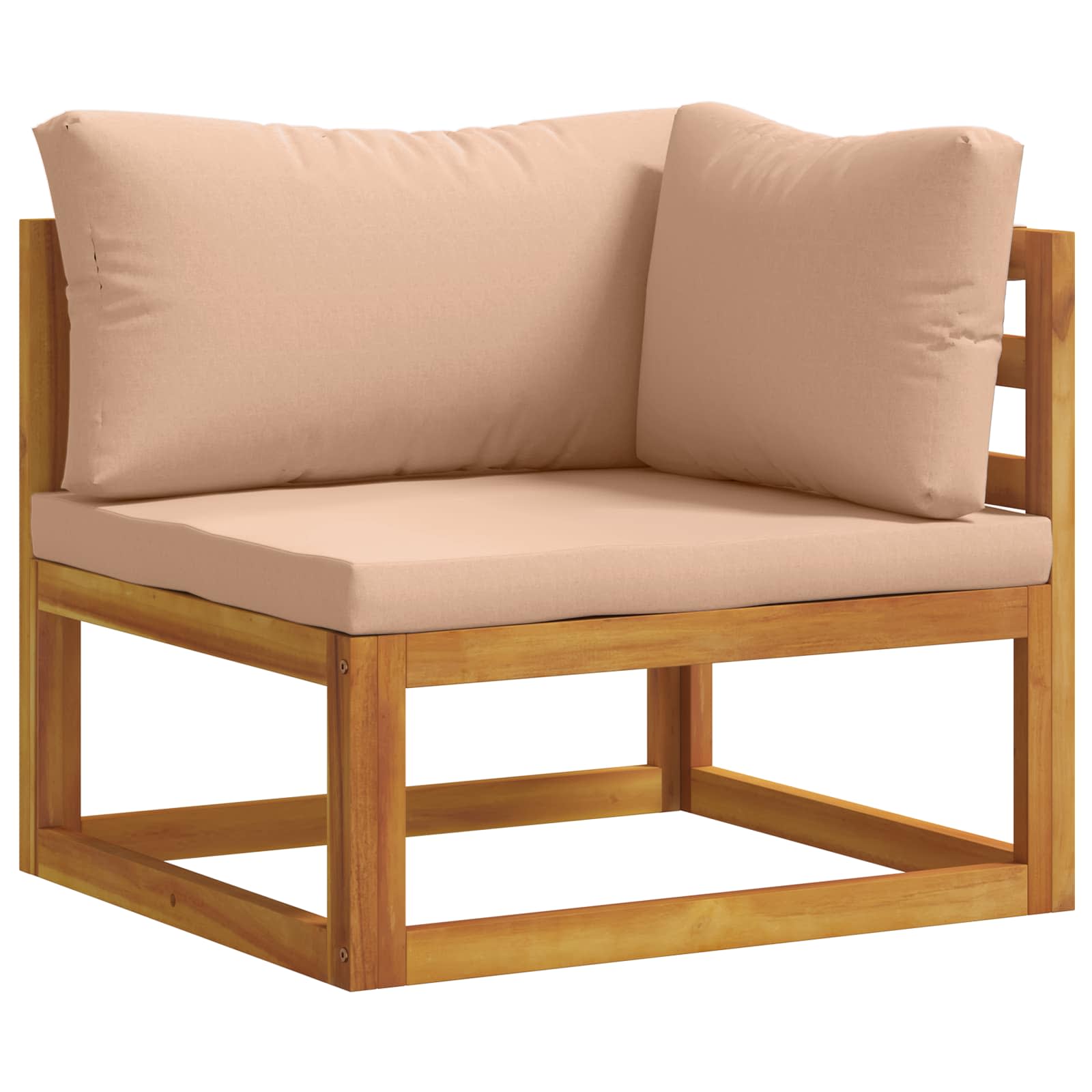 vidaXL Zestaw Sof 6 szt. naturalny Lite Drewno Akacji